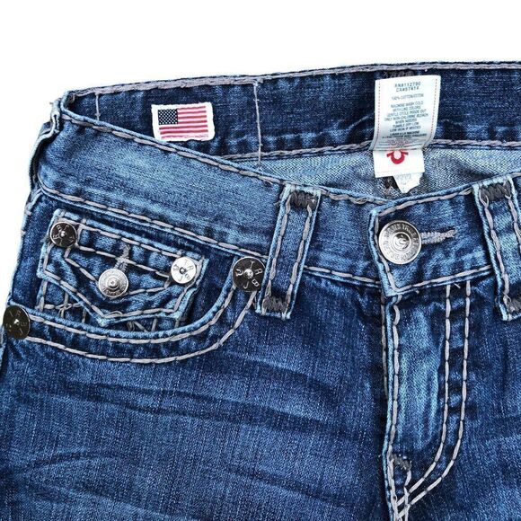 True Religion Jeans Size 29 RICKY Blue - Picture 5 of 11